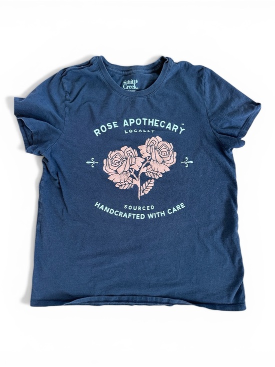 Schitts Creek Tops - Schitt’s Creek Rose Apothecary Tee XL Graphic Shirt  Black Unisex